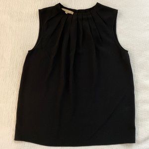 Michael kors black sleeveless blouse size 4